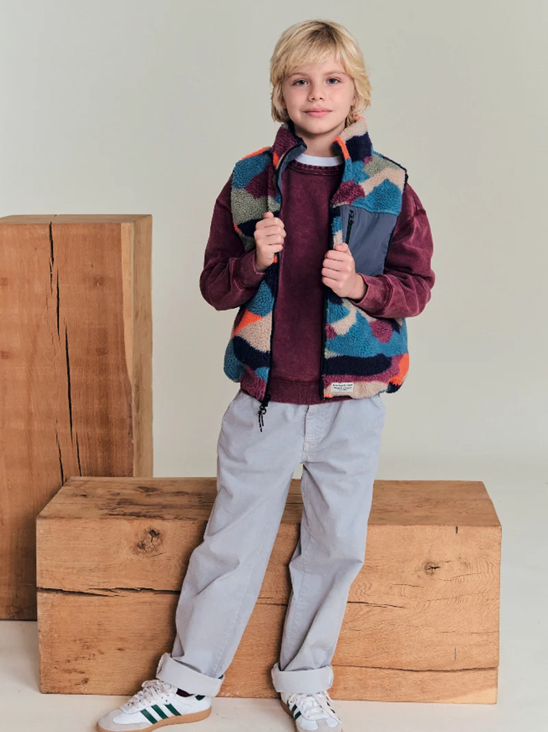 Cordhose Luke Grau