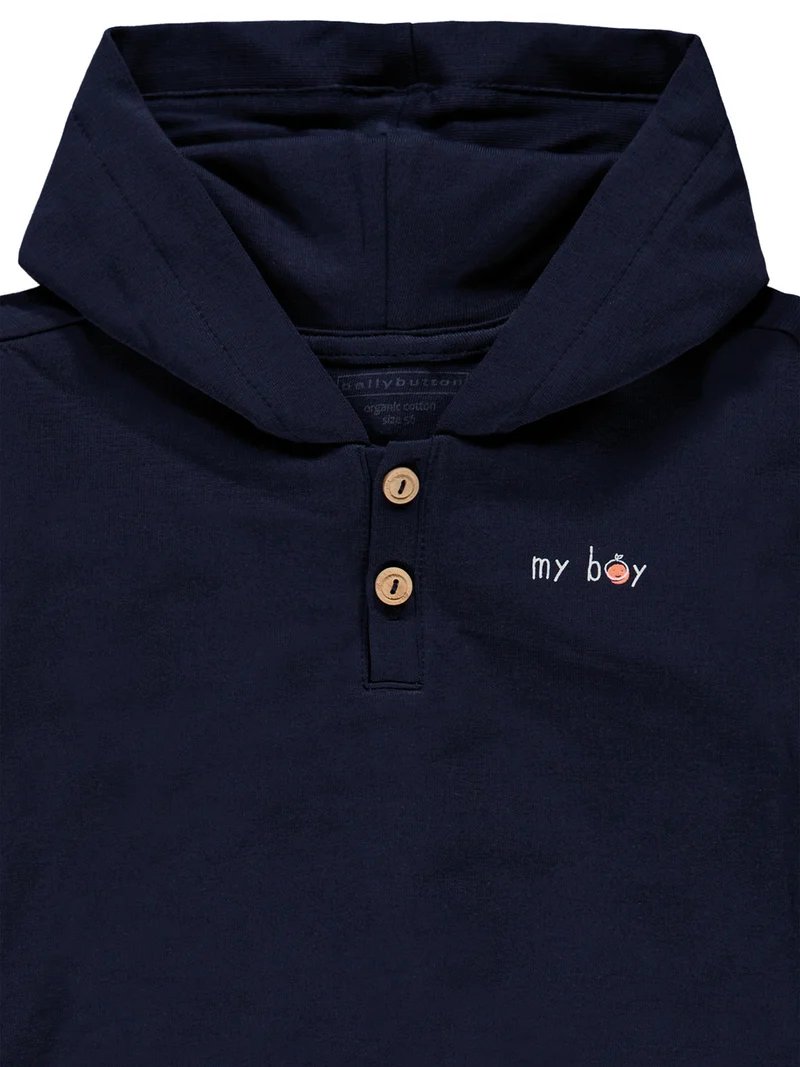 Hoodie Blau