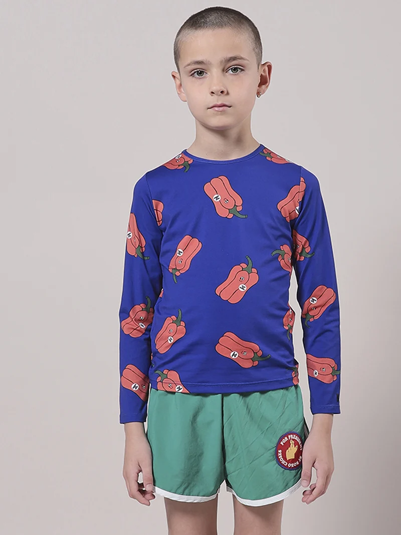 Longsleeve Blau