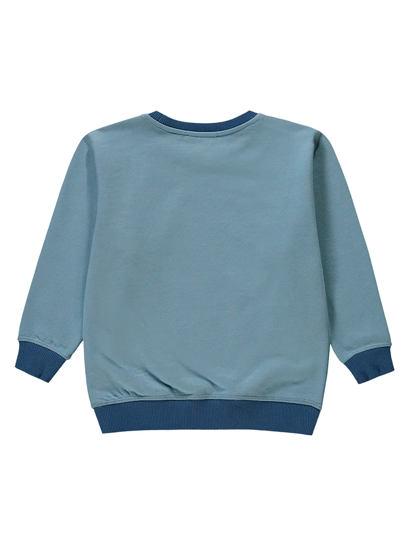 Sweatshirt Hellblau