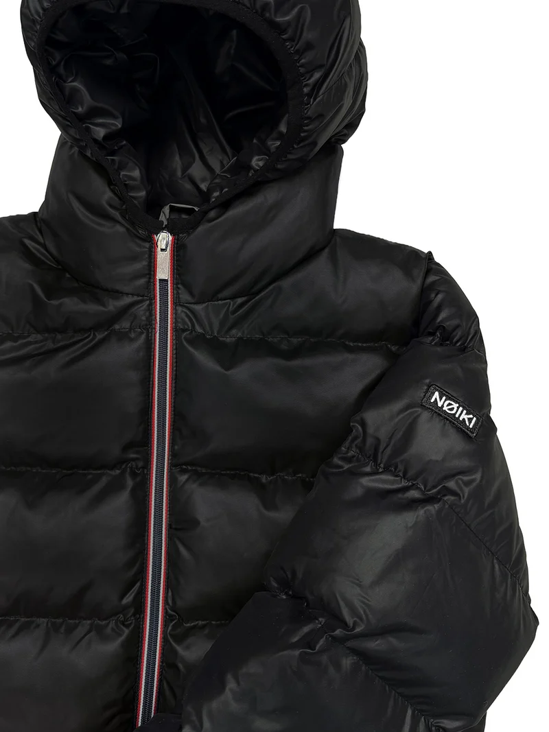 Winterjacke Puffer Shiny Schwarz