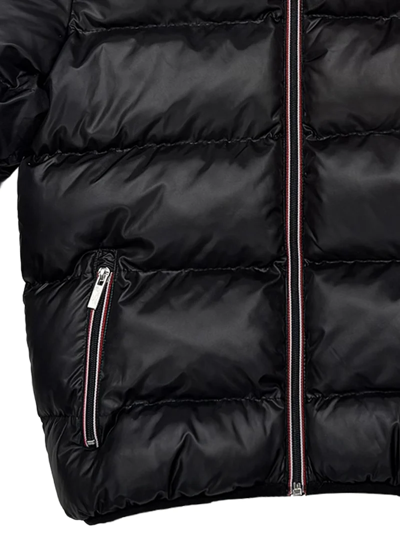Winterjacke Puffer Shiny Schwarz