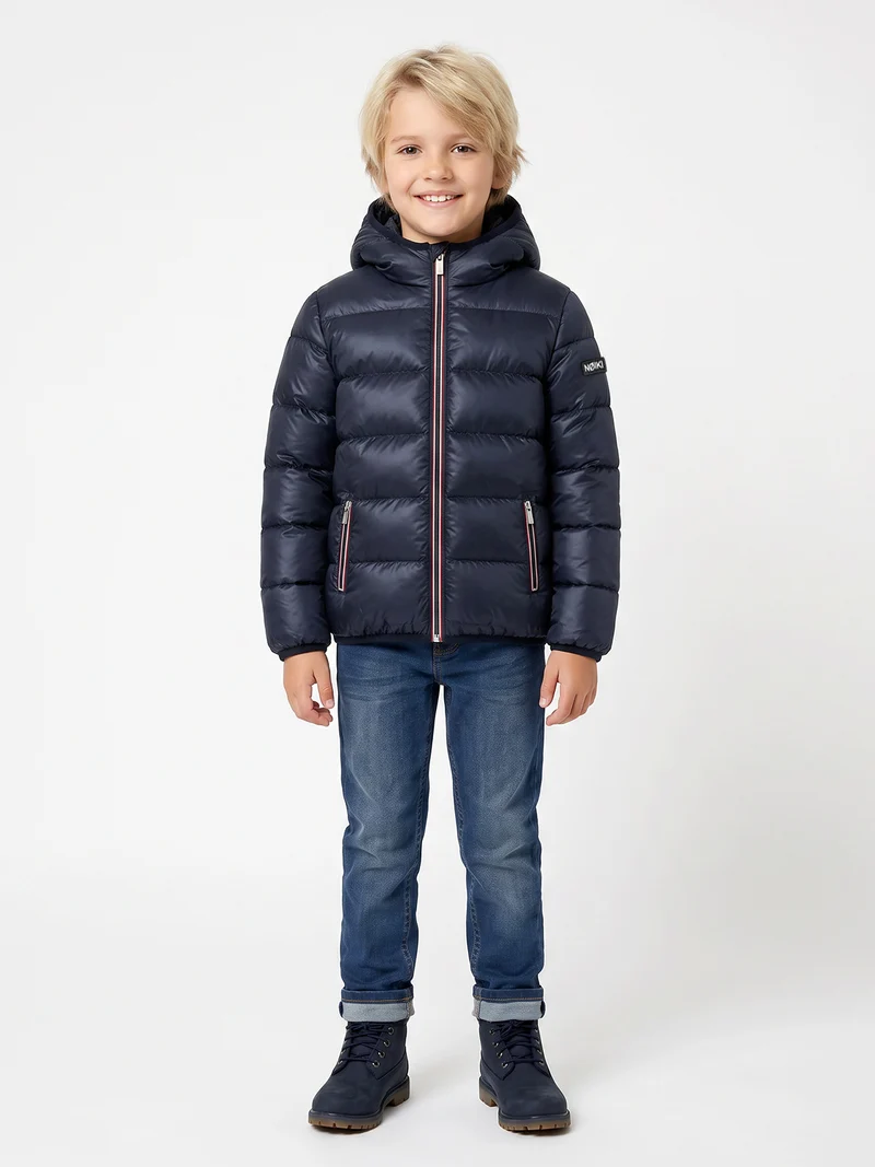 Winterjacke Puffer Shiny Marineblau