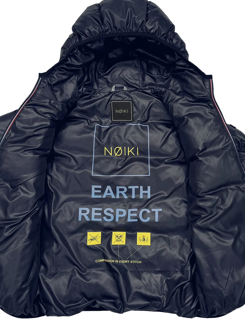 Winterjacke Puffer Shiny Marineblau