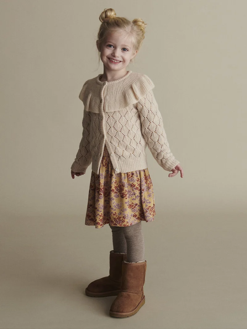 Strickjacke Beige