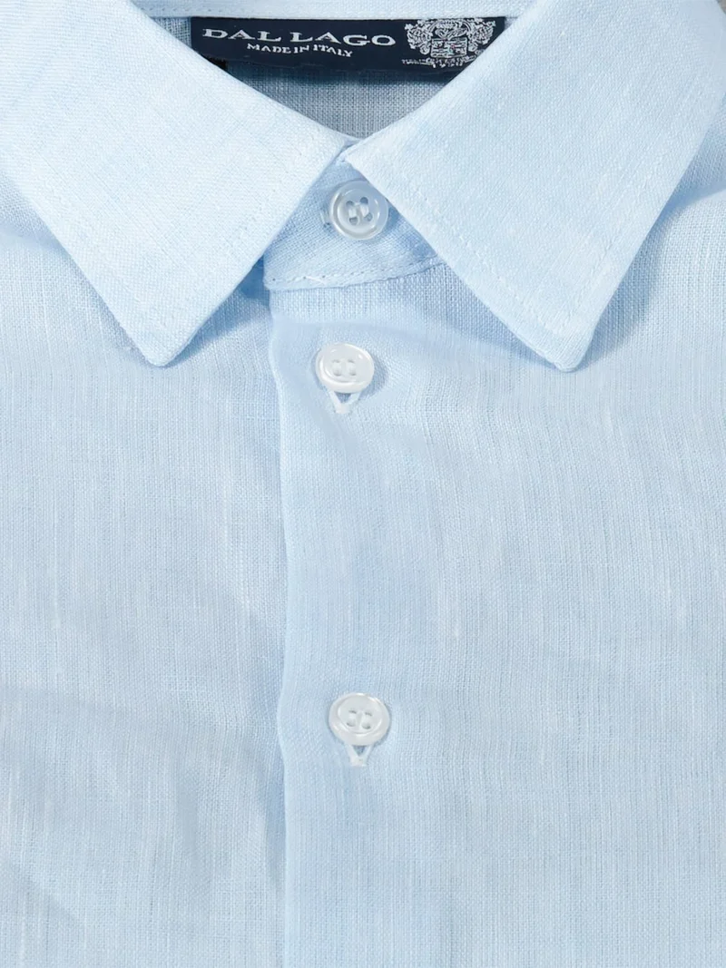 Hemd Linen Perth Hellblau