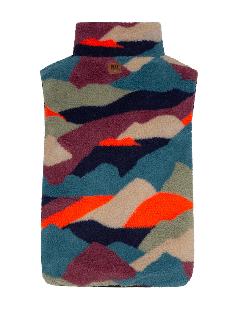 Weste Teddy Marineblau