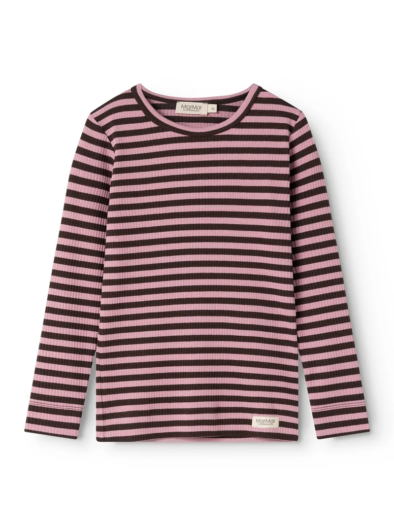 Longsleeve Plain Tee Bordeauxrot