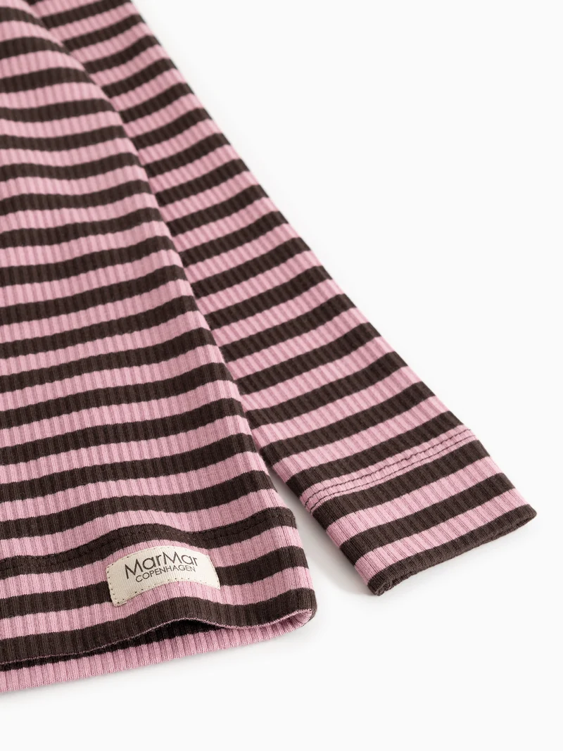 Longsleeve Plain Tee Bordeauxrot