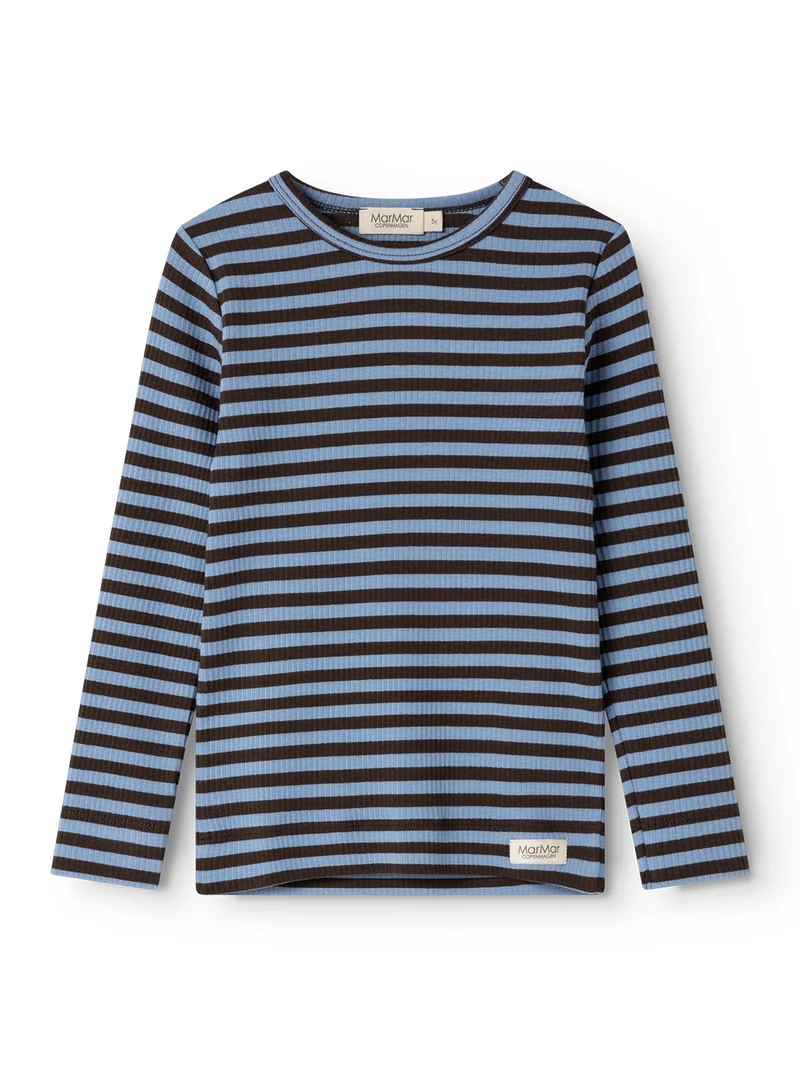 Longsleeve Plain Tee Blau