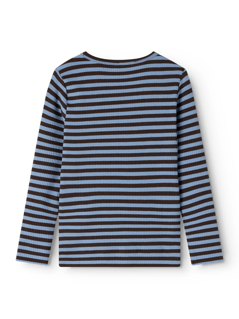 Longsleeve Plain Tee Blau