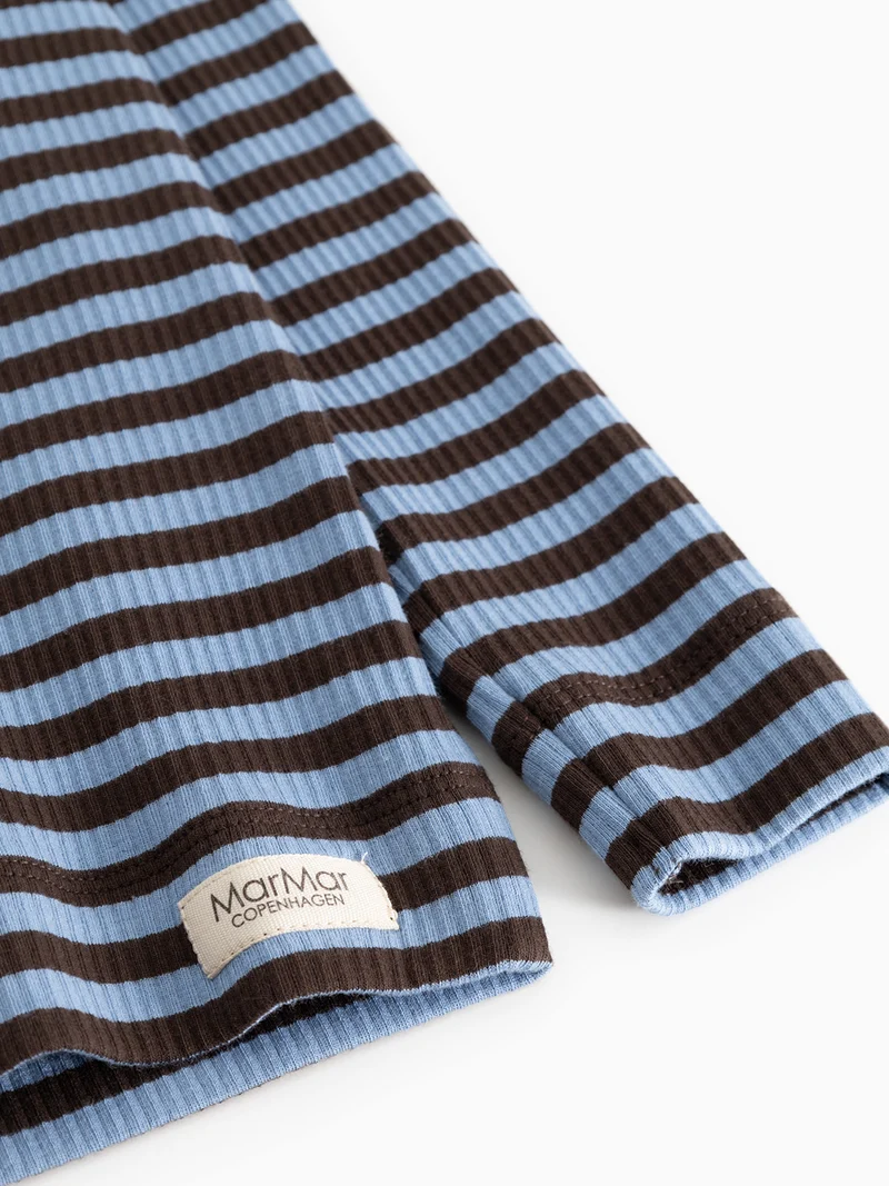 Longsleeve Plain Tee Blau