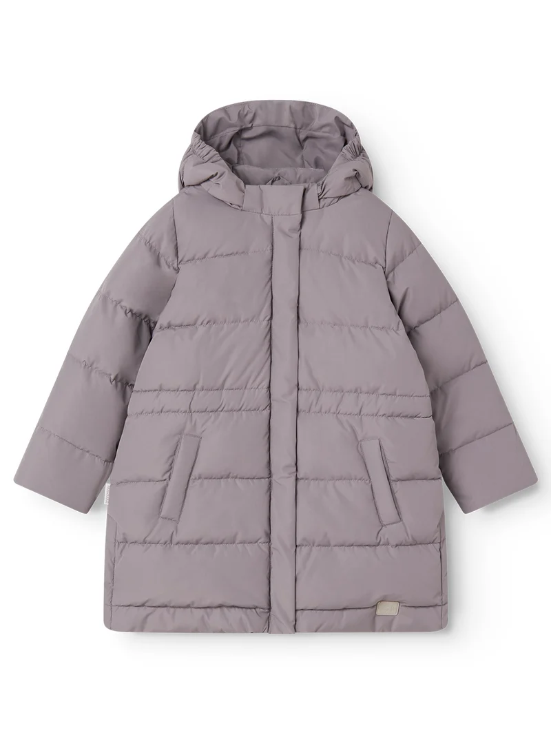Daunenmantel Oxford Grau