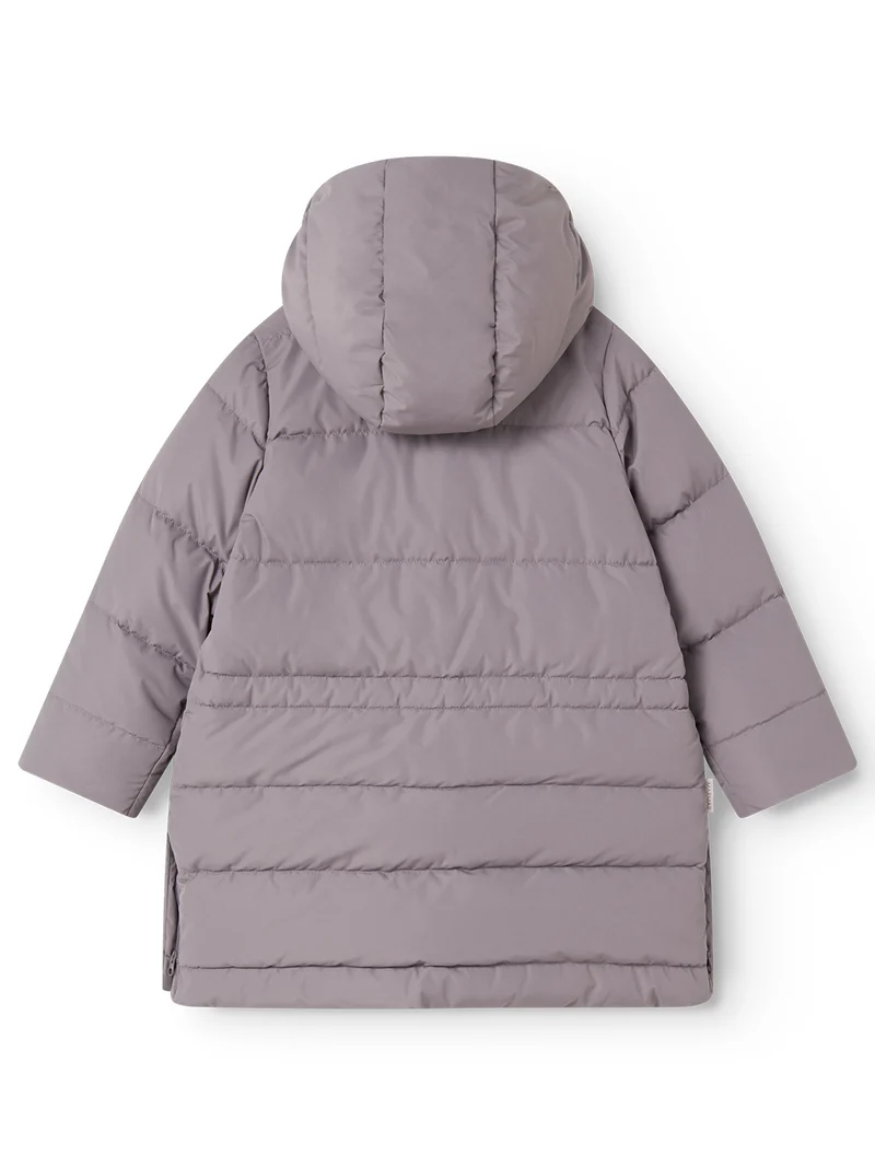 Daunenmantel Oxford Grau