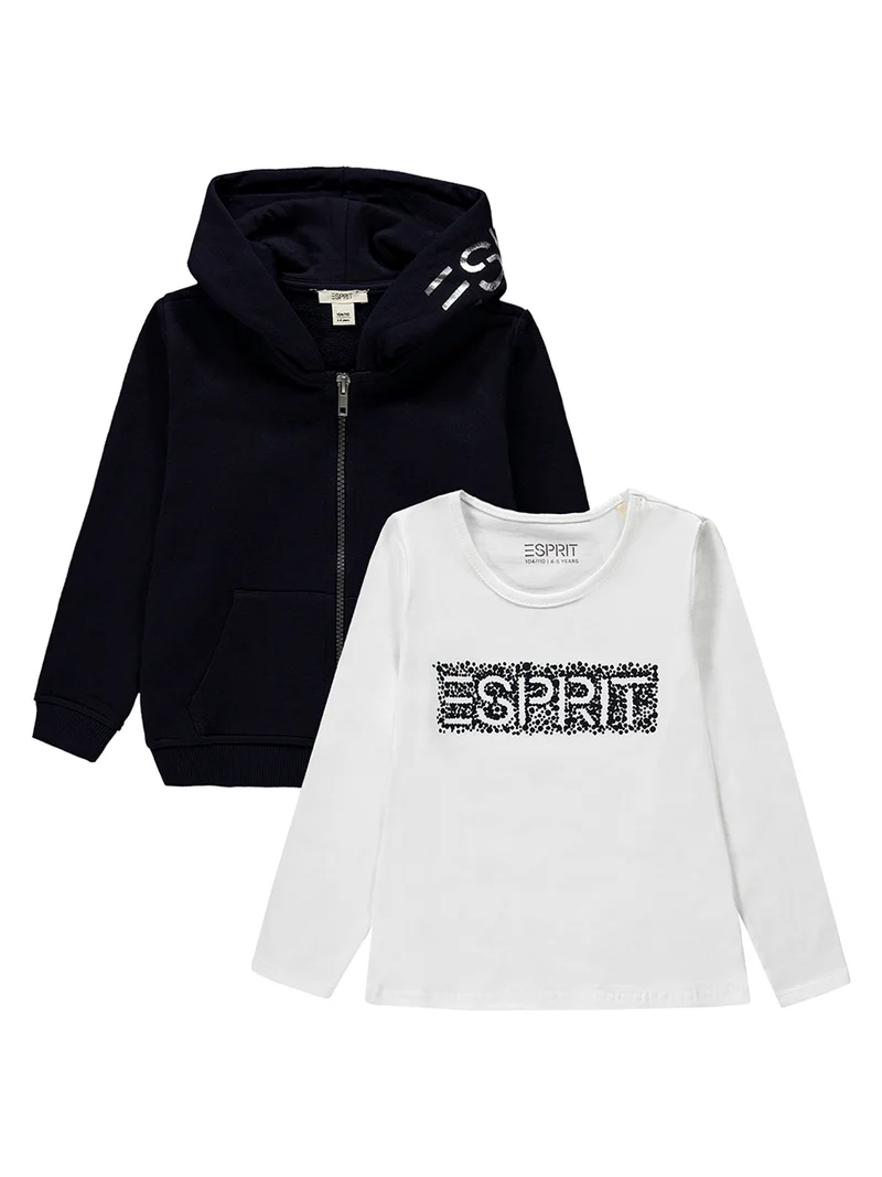 Sweatjacke Marineblau