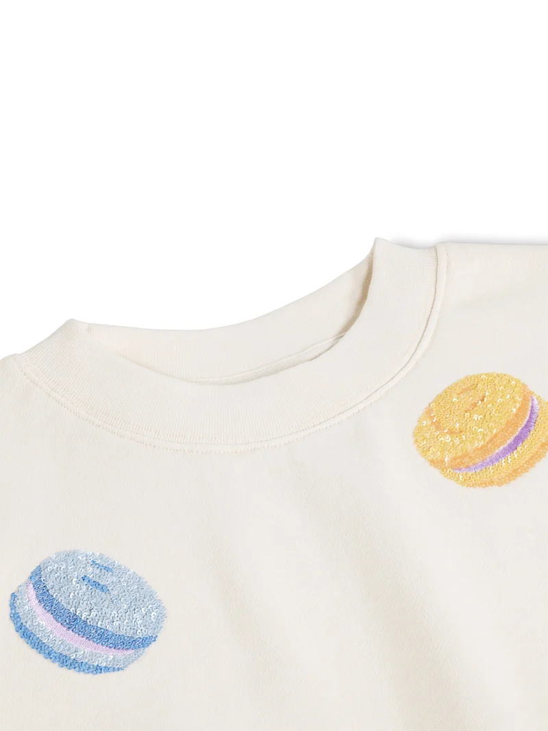 Sweatshirt Marge Weiß