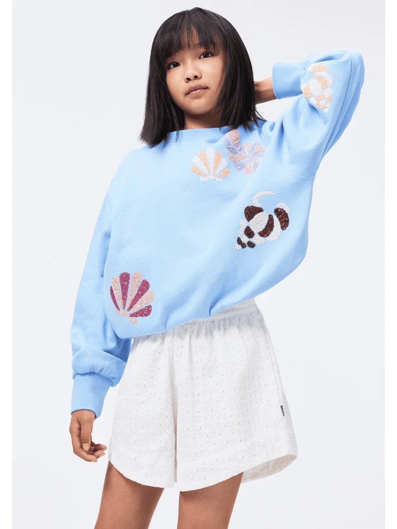 Sweatshirt Marge Hellblau