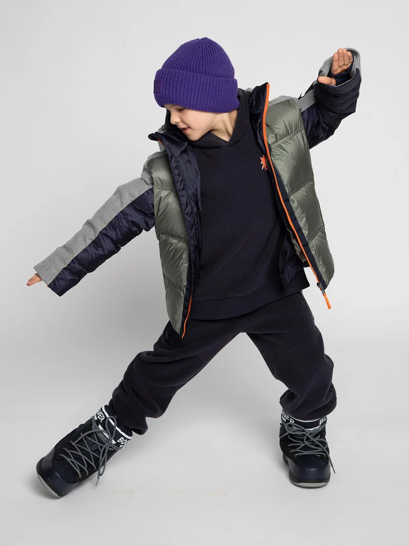 Skijacke Grau