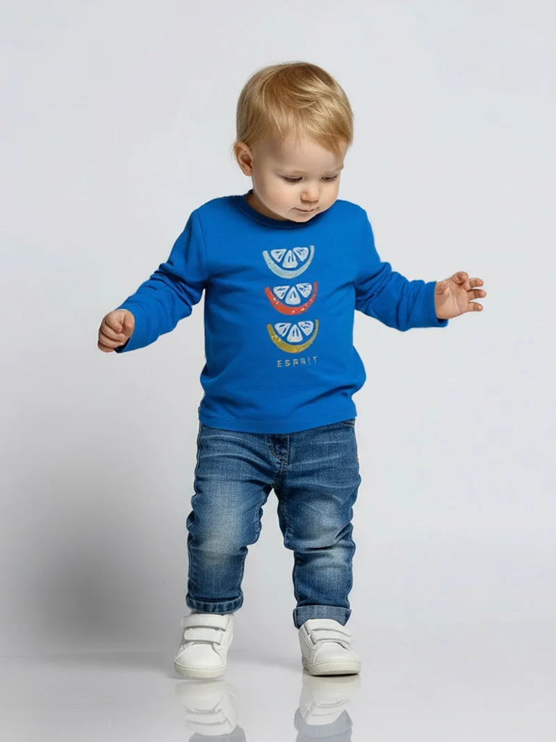Longsleeve Blau
