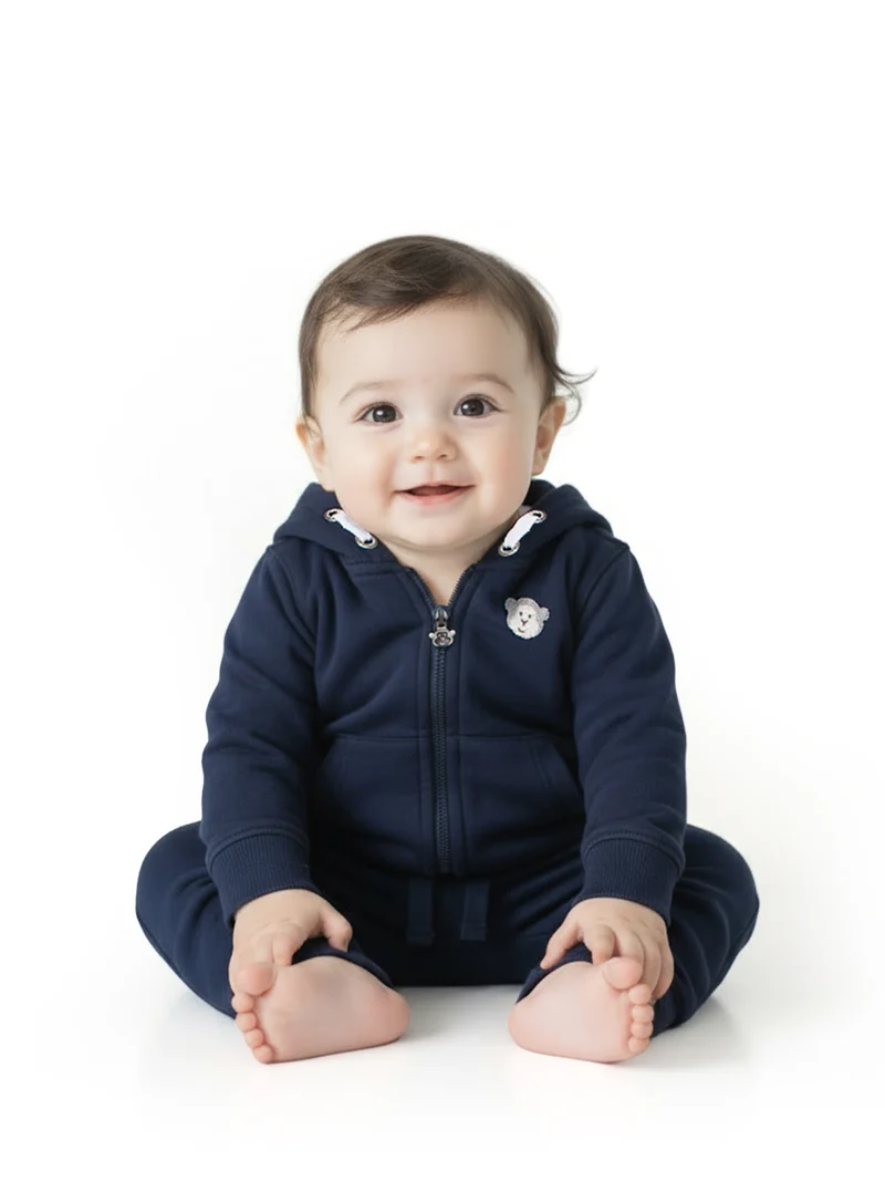 Sweatjacke Marineblau