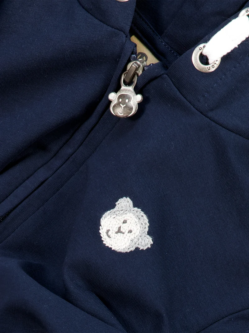 Sweatjacke Marineblau