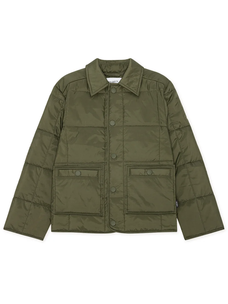 Jacke Matt Olivgrün