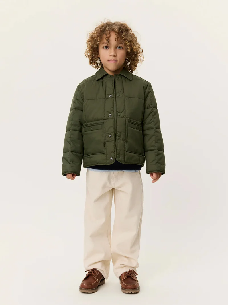 Jacke Matt Olivgrün