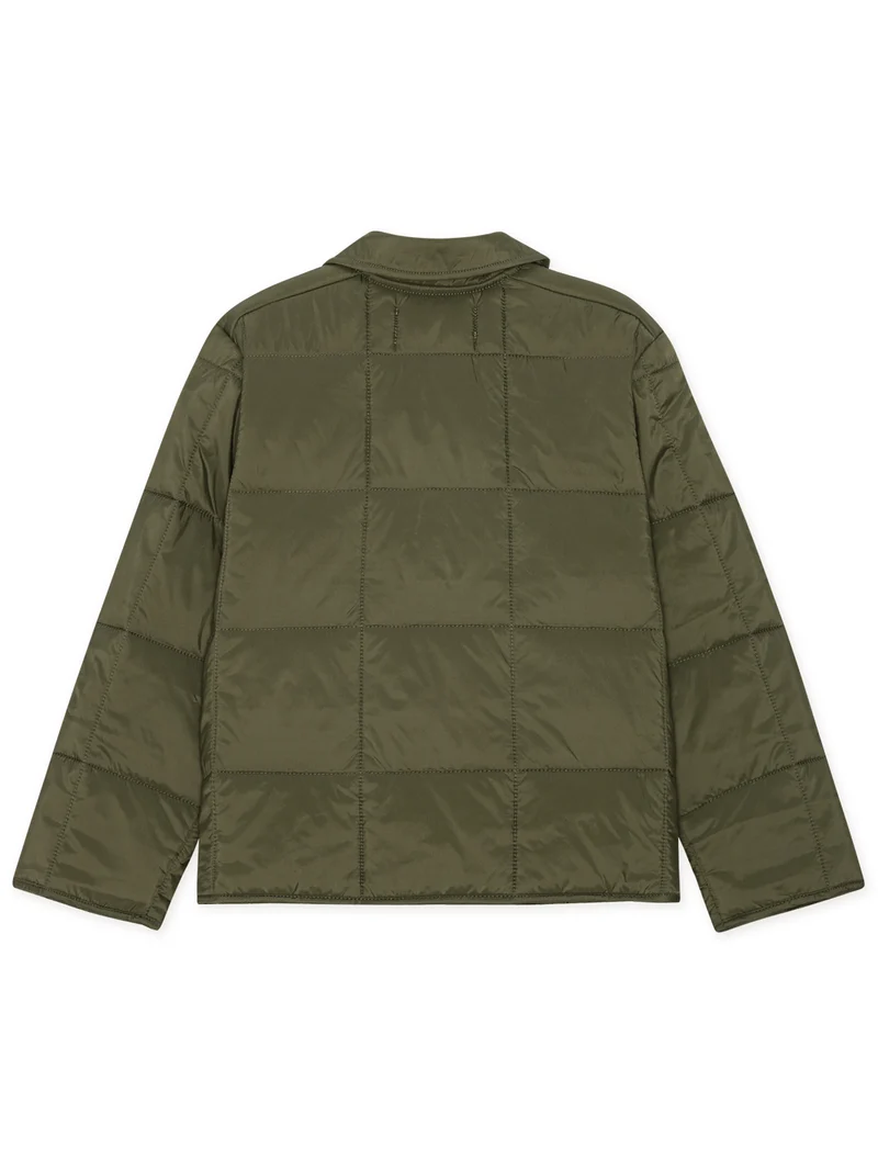 Jacke Matt Olivgrün
