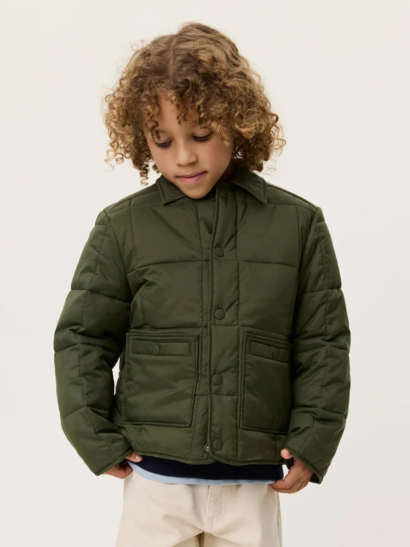 Jacke Matt Olivgrün