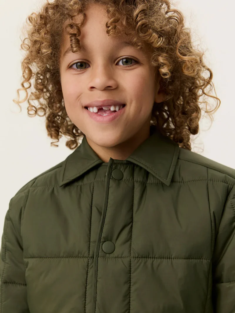 Jacke Matt Olivgrün