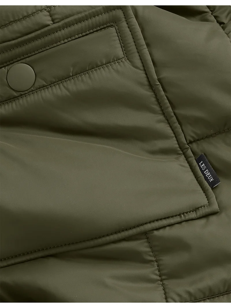 Jacke Matt Olivgrün