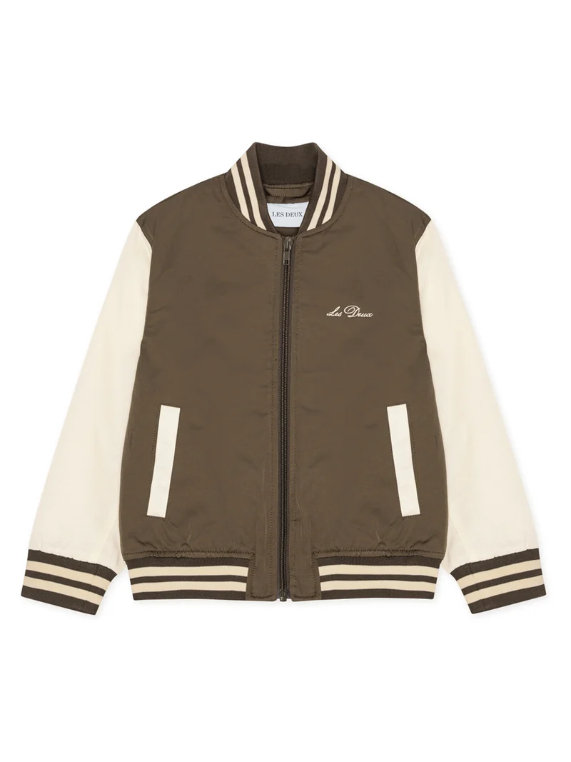 Jacke Les Deux Tech Varsity Braun