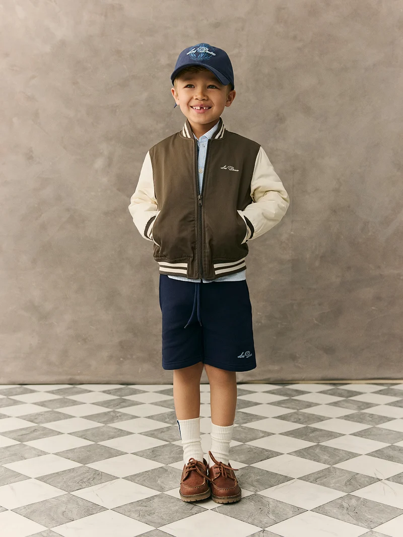 Jacke Les Deux Tech Varsity Braun