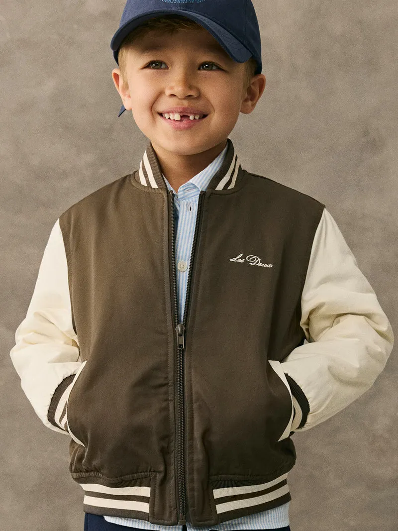Jacke Les Deux Tech Varsity Braun