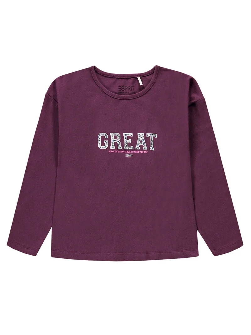 Longsleeve Bordeauxrot