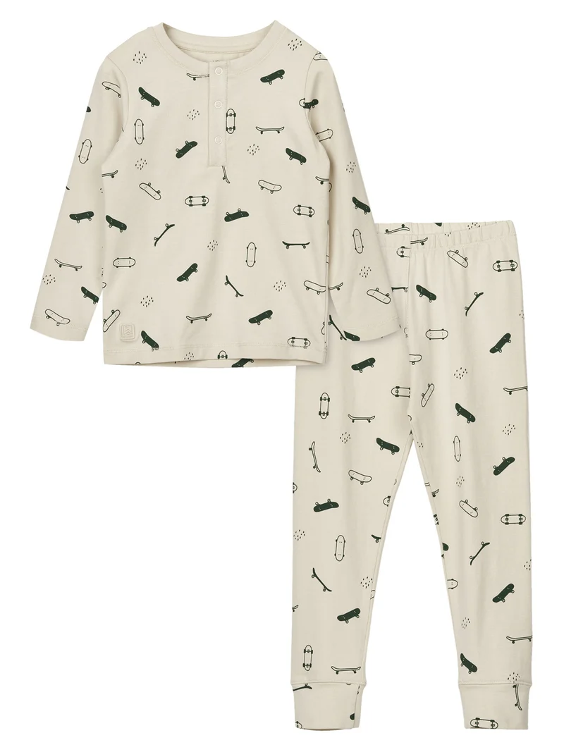 Pyjama Cremeweiß