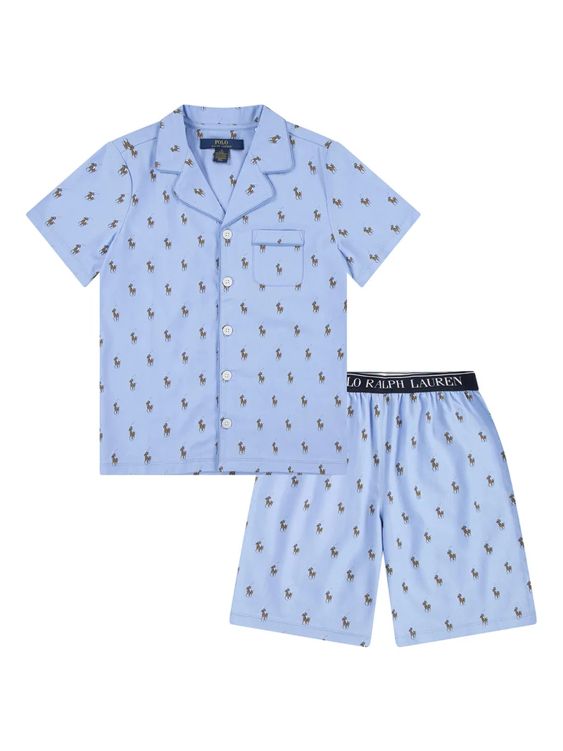 Polo Ralph Lauren Teen Pyjama-Set mit Allover Polo-Pony-Print für Jungen