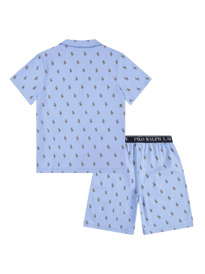 Polo Ralph Lauren Teen Pyjama-Set mit Allover Polo-Pony-Print für Jungen