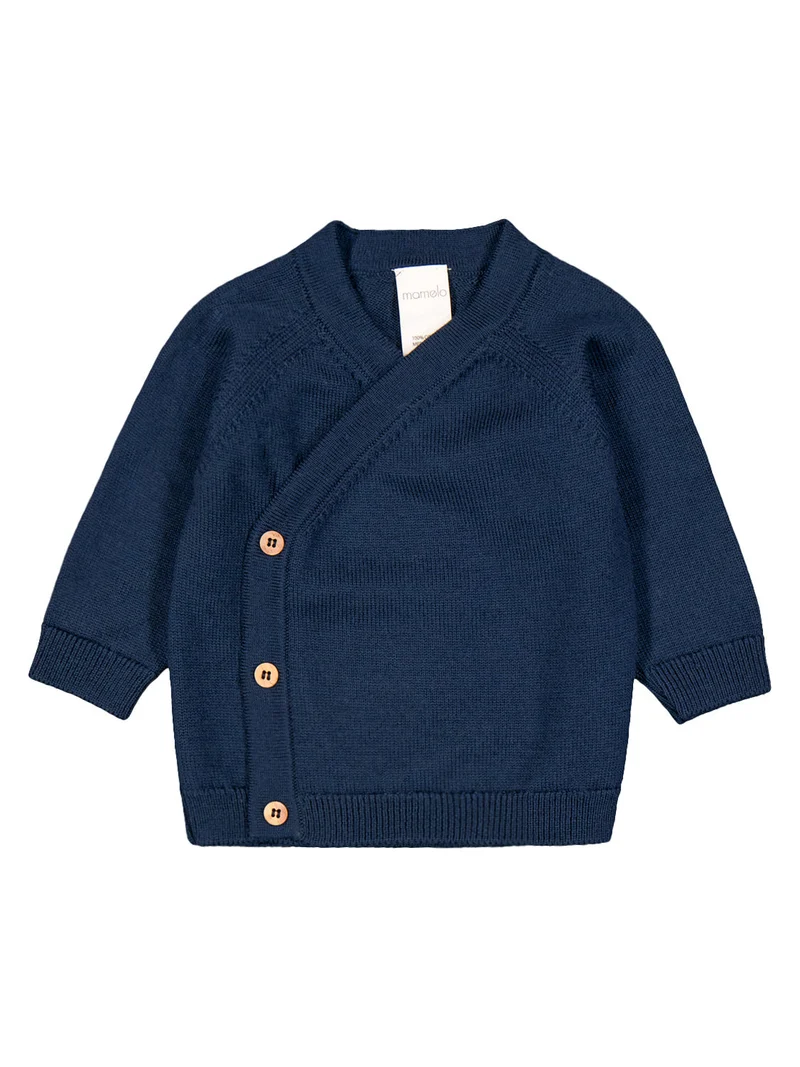 THE WOOLLY BABY JACKET - midnight blue