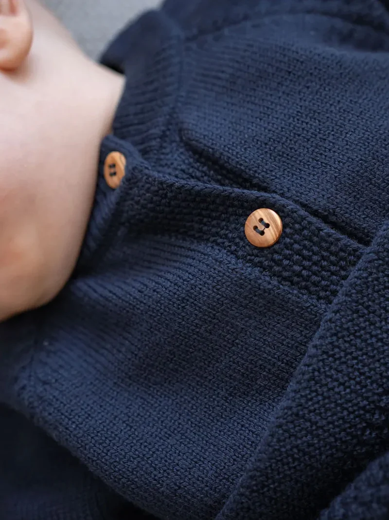 THE WOOLLY CARDIGAN - midnight blue