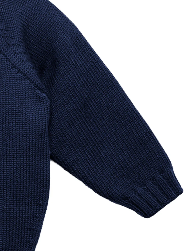 THE WOOLLY CARDIGAN - midnight blue