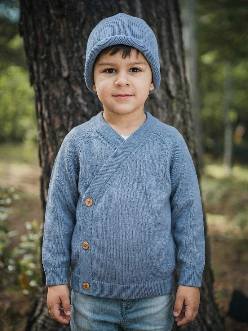 THE WOOLLY HAT - blue