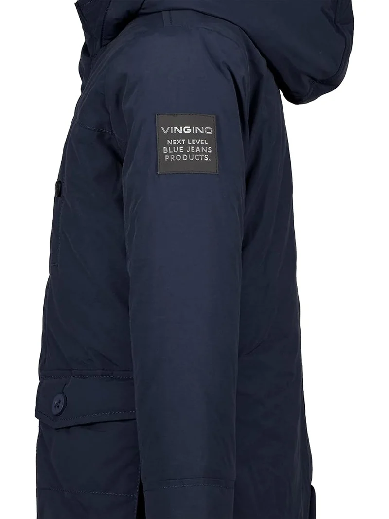 Wintermantel Marineblau