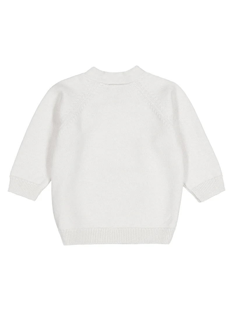 THE WOOLLY BABY JACKET - pure