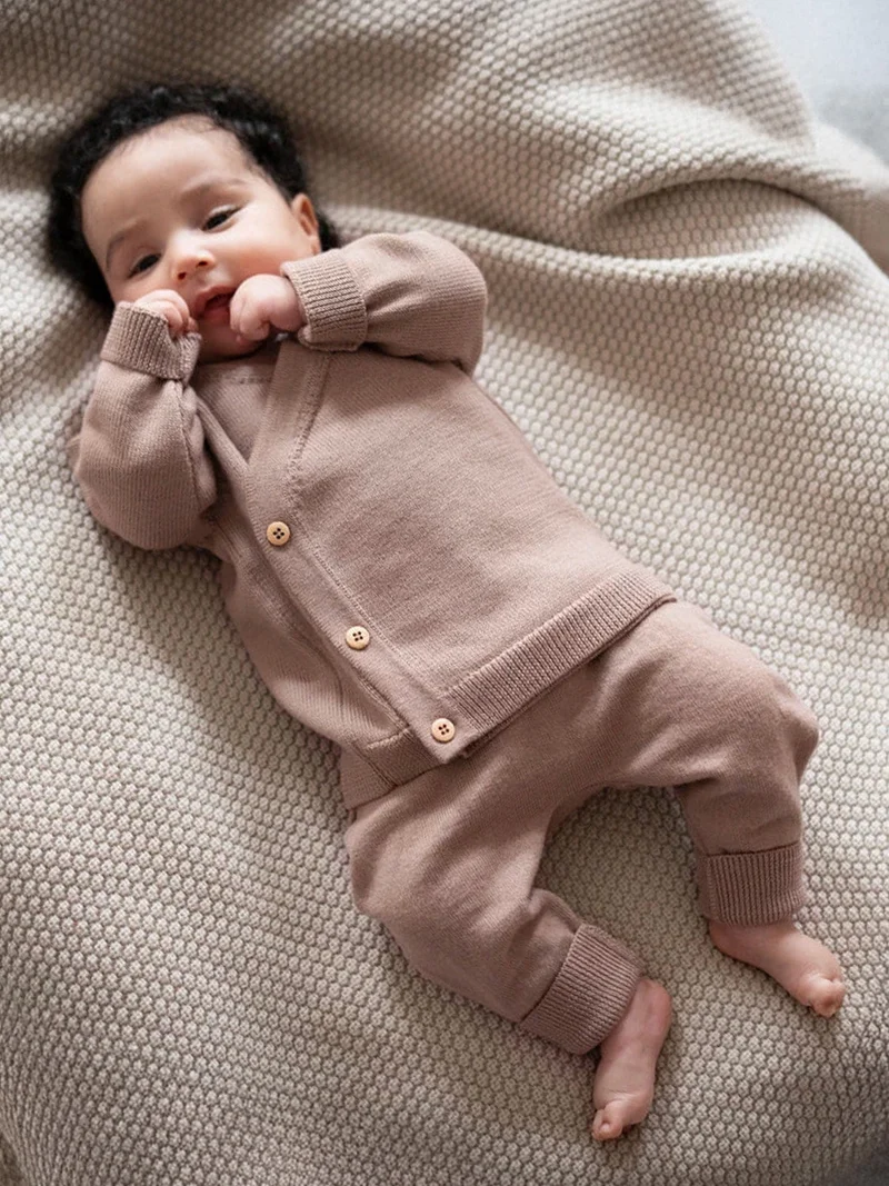 THE WOOLLY BABY JACKET - cappuccino