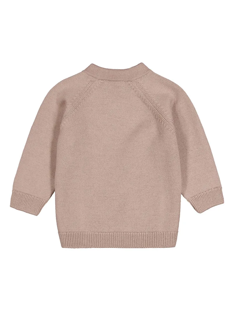 THE WOOLLY BABY JACKET - cappuccino