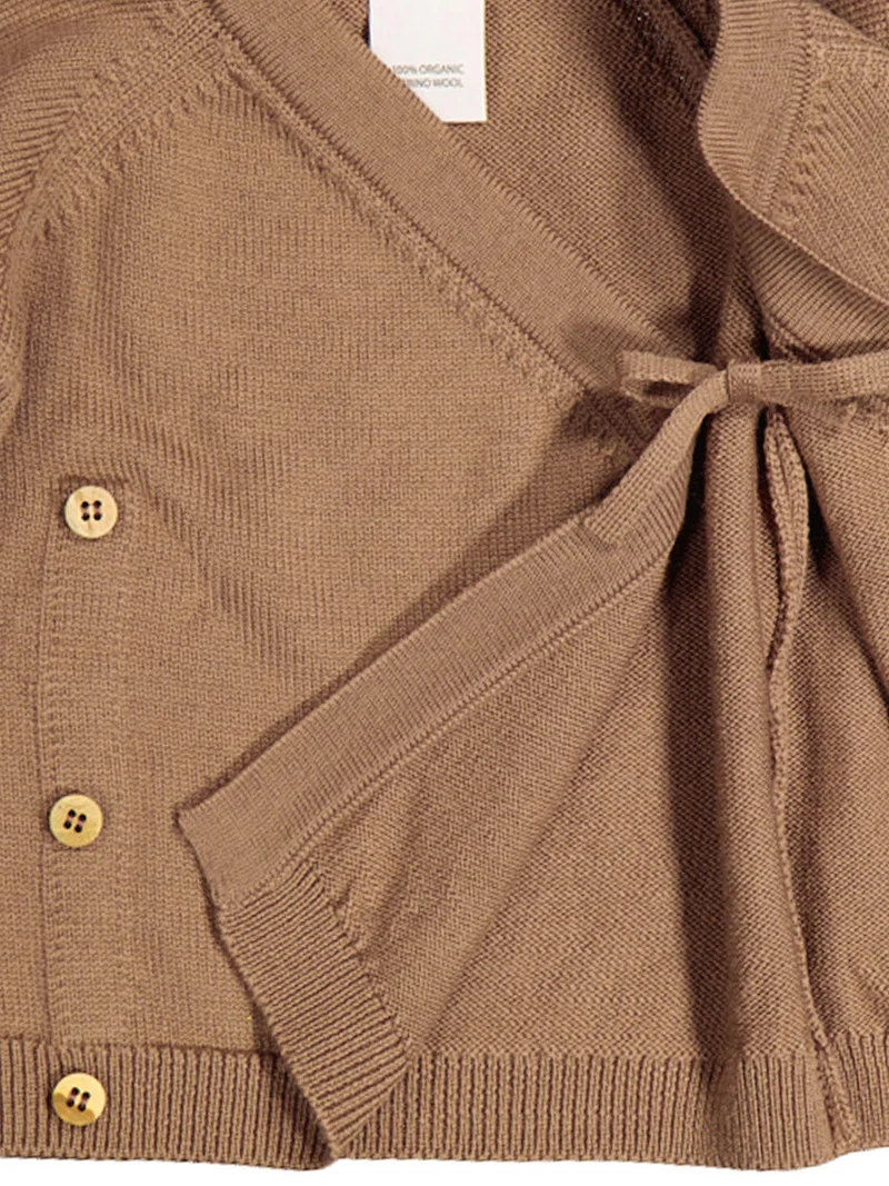 THE WOOLLY BABY JACKET - camel