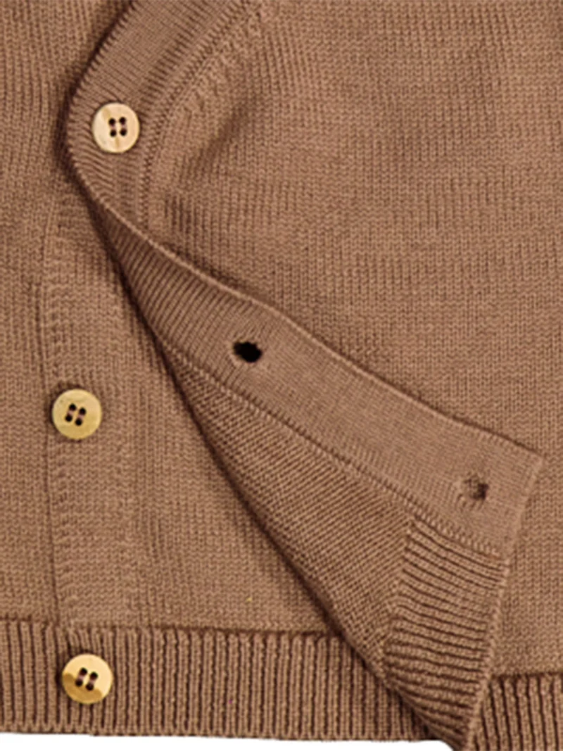 THE WOOLLY BABY JACKET - camel
