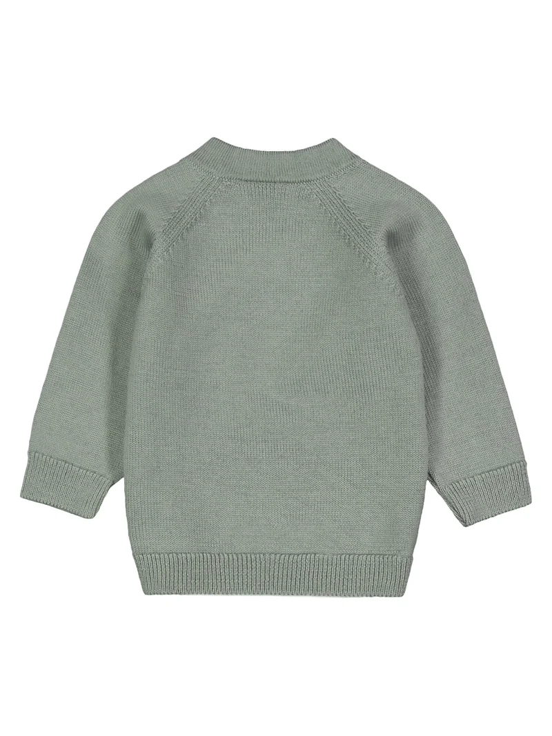 THE WOOLLY BABY JACKET - sage