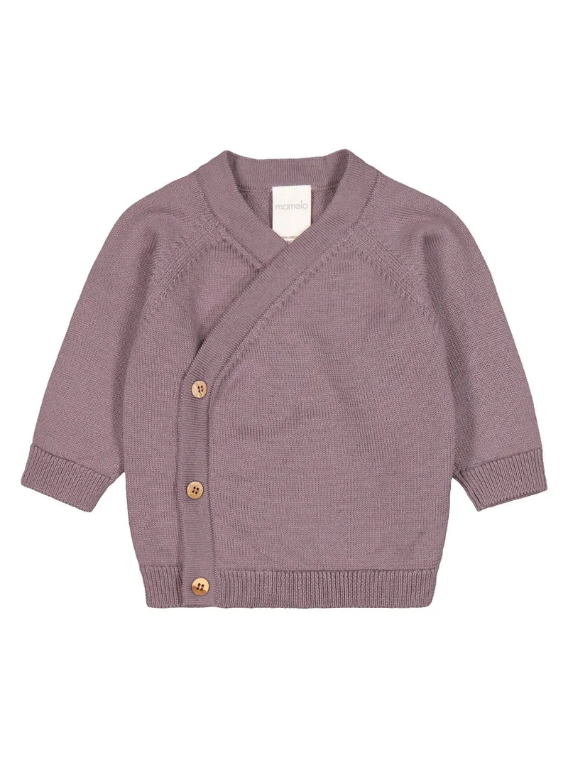THE WOOLLY BABY JACKET - mauve